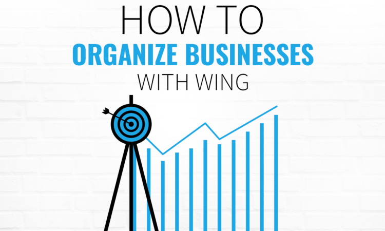 shows title - how to organize businesses with wing